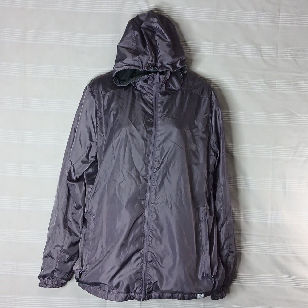 Avalanche Mauve Purple Reversible Hooded Windbreaker Jacket Women's Size Large